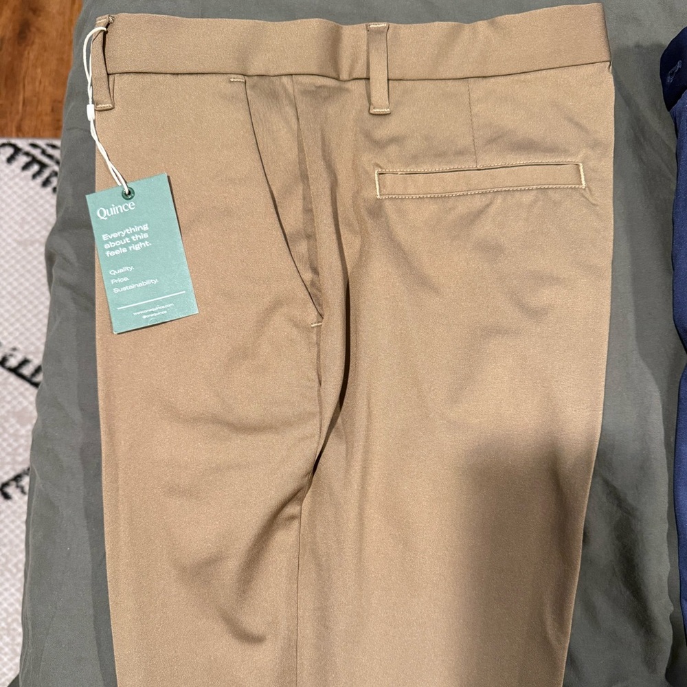Quince Men's Tan Slacks